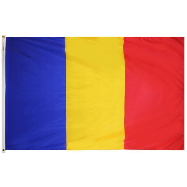 12"x18" Romania Outdoor Nylon Flag