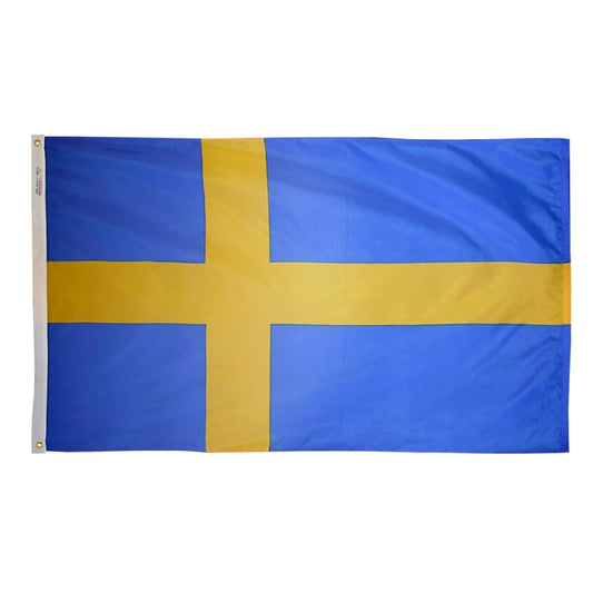 5x8 Sweden Outdoor Nylon Flag