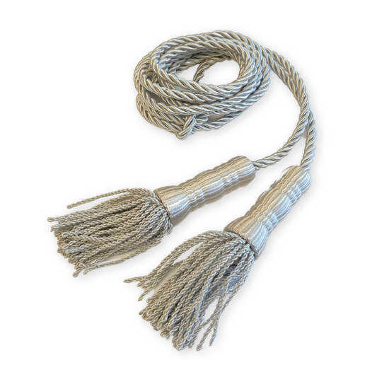 Cord & Tassel Set - Silver