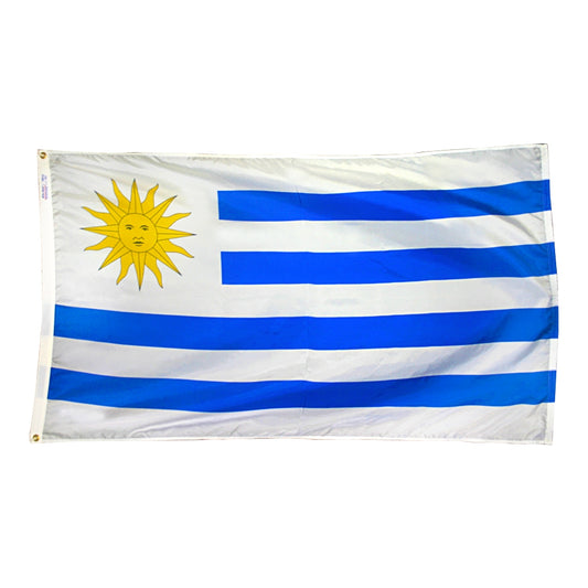 5x8 Uruguay Outdoor Nylon Flag
