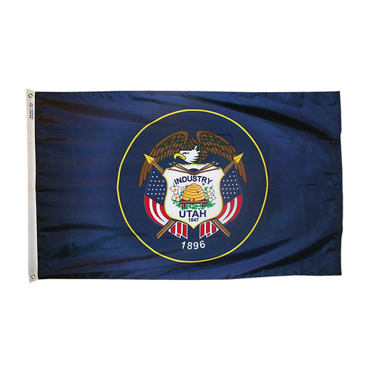 12"x18" Utah State Outdoor Nylon Flag