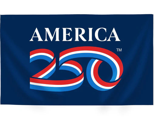 8x12 America 250 Outdoor Nylon Flag