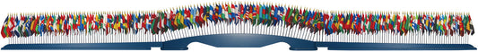 193 Hole 4"x6" Blue Wood Flag Base