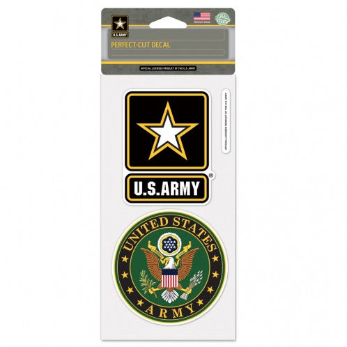 4"x4" US Army Decal Pack - Set of Two