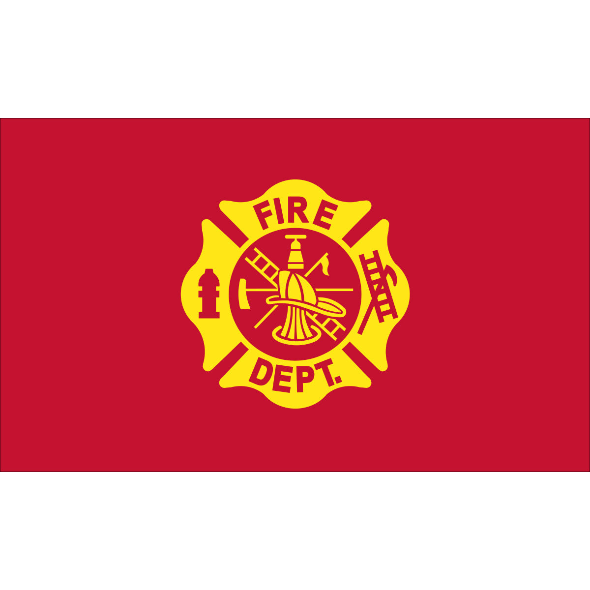 Firefighter Department Seal Flag – Outdoor (Made In USA - Foto 3