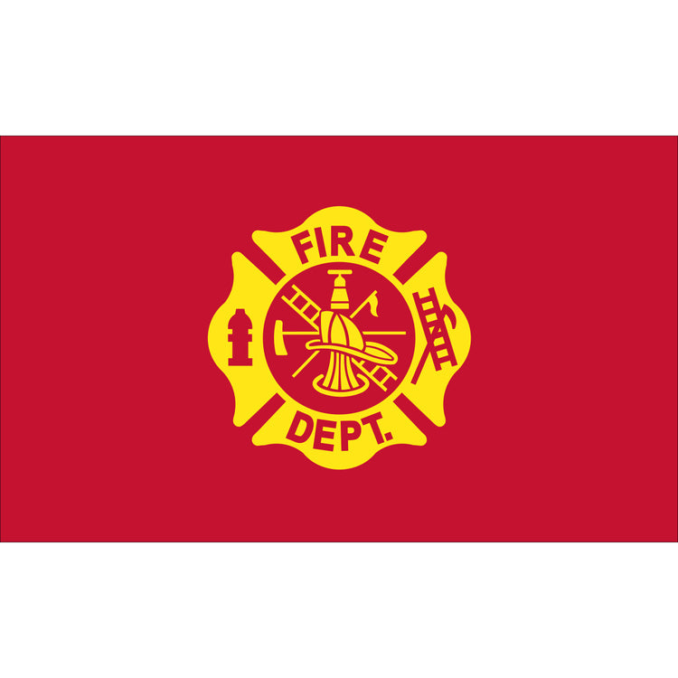 3x5 Fire Department Outdoor Nylon Flag