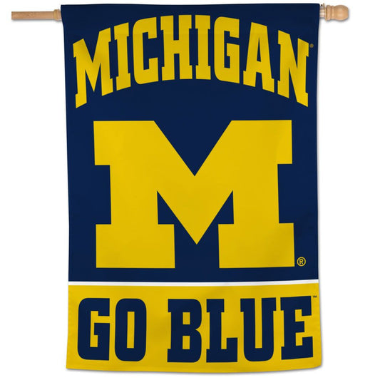 28"x40" University of Michigan Wolverines House Flag