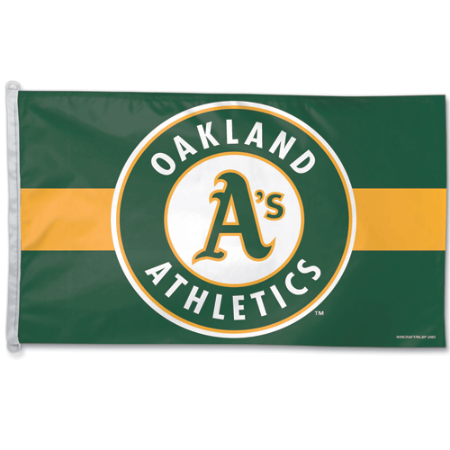 3x5 Oakland Athletics Outdoor Flag with D-Rings