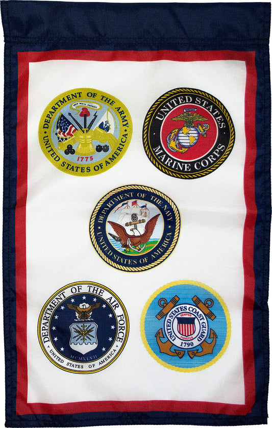 12"x18" US Armed Forces Nylon Garden Flag