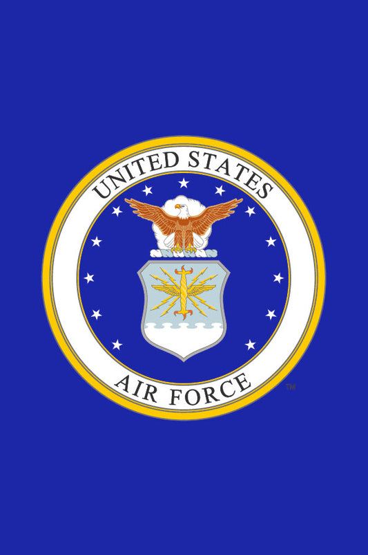 12"x18" US Air Force Seal Garden Flag; Nylon