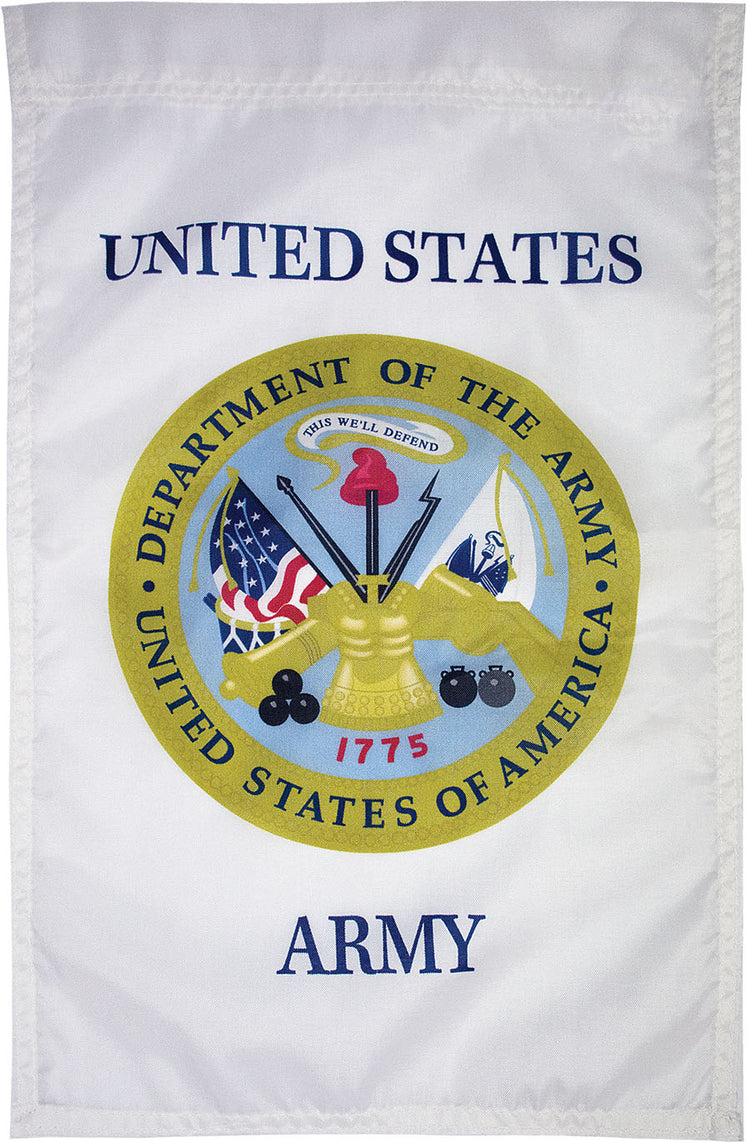12"x18" Seal of the US Army Nylon Garden Flag