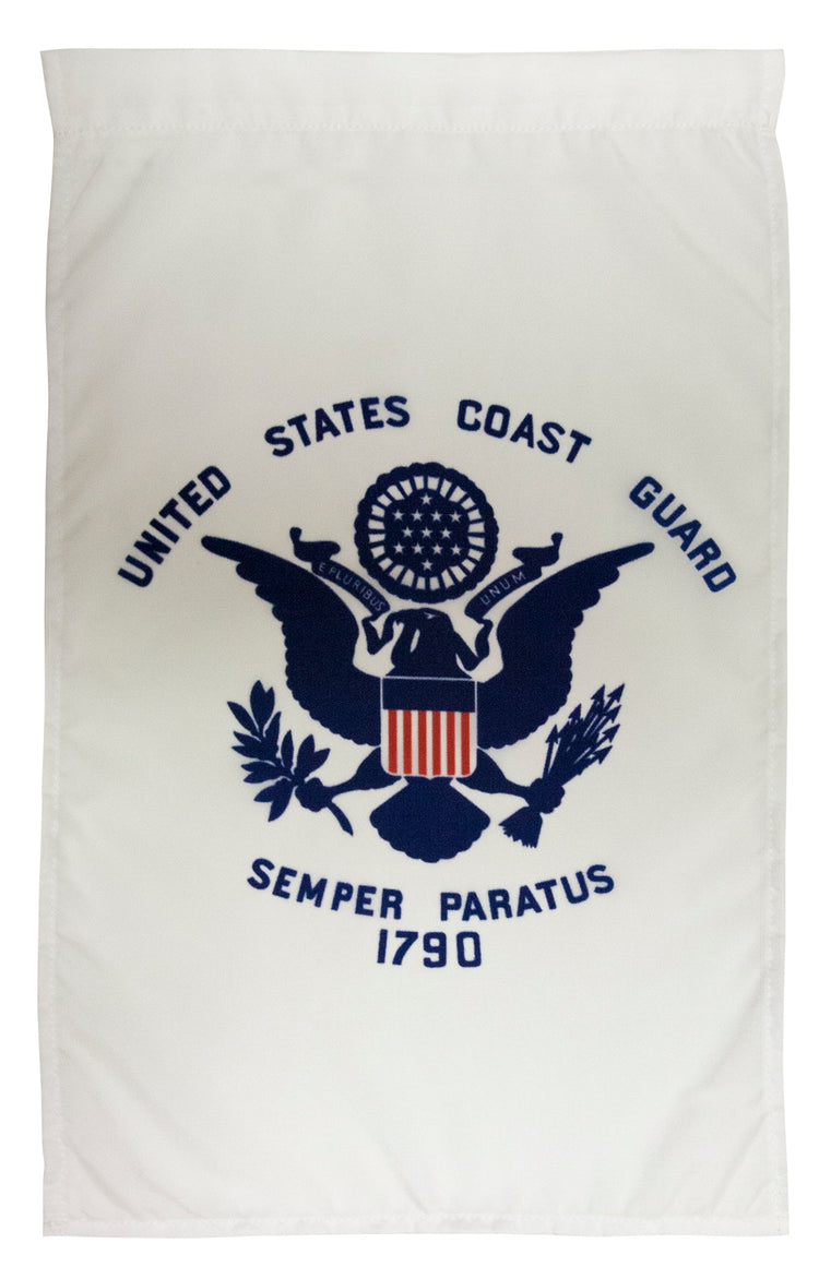 12"x18" US Coast Guard Garden Flag; Nylon