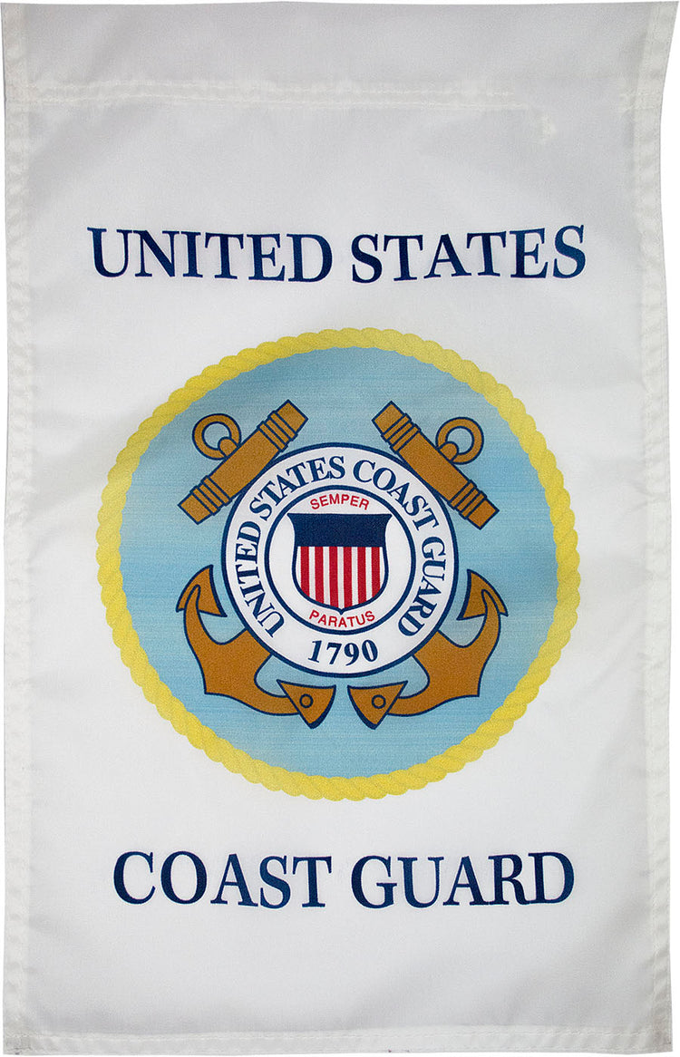 12"x18" Seal of the US Coast Guard Nylon Garden Flag