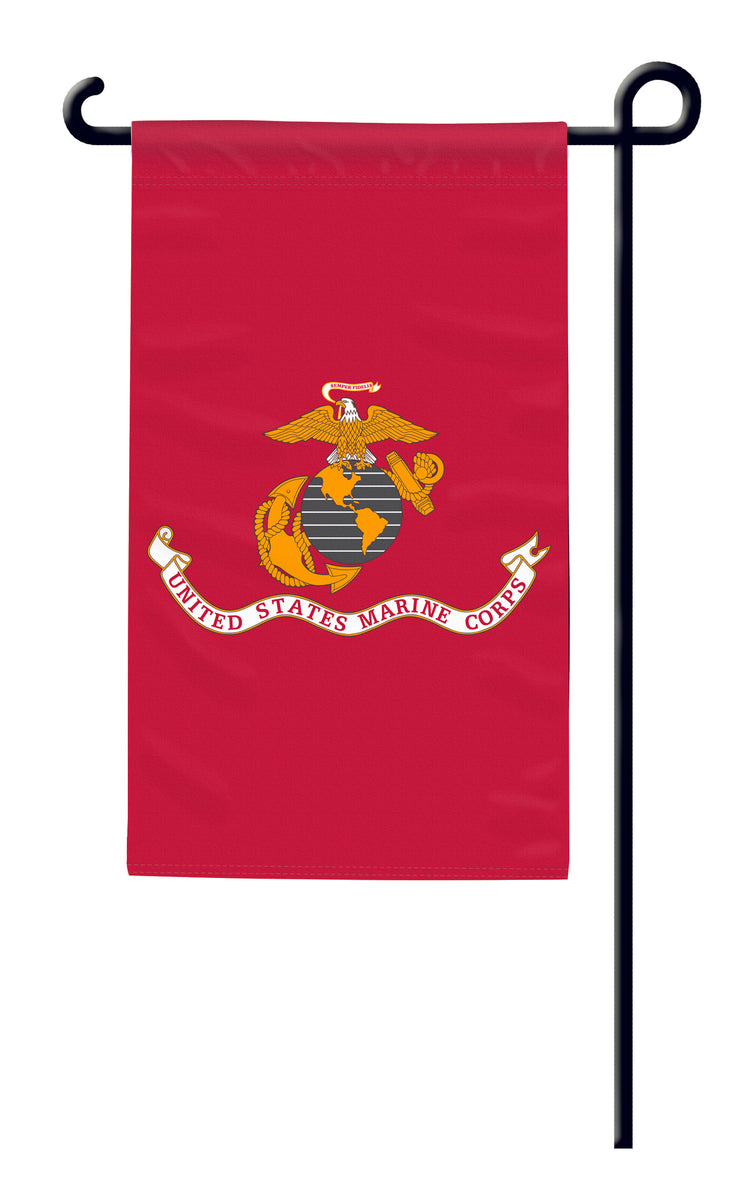 12"x18" US Marine Corps Garden Flag; Nylon
