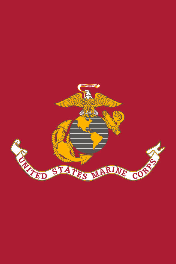 12"x18" US Marine Corps Garden Flag; Nylon