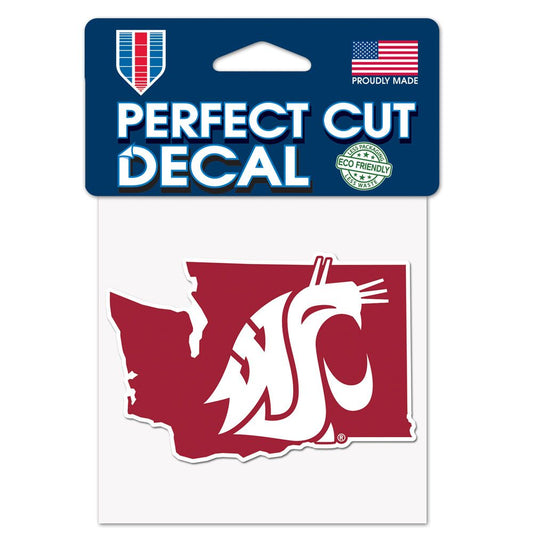 4"x4" Washington State University Cougars Decal