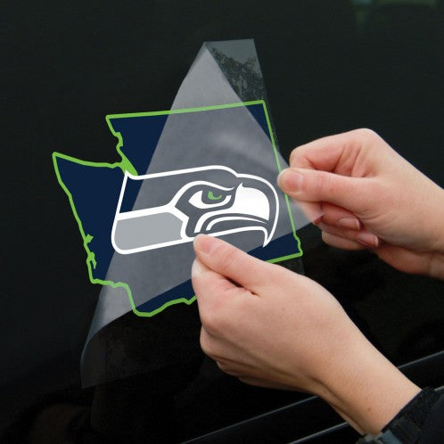 8"x8" Seattle Seahawks Washington State Decal
