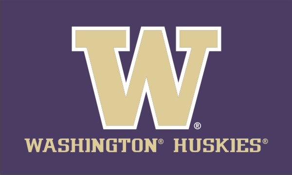 3x5 University of Washington Huskies Team Outdoor Flag