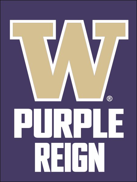 30"x40" University of Washington Huskies Purple Reign House Flag