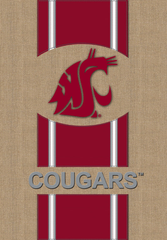 28"x44" Washington State Cougars Double-Sided House Flag