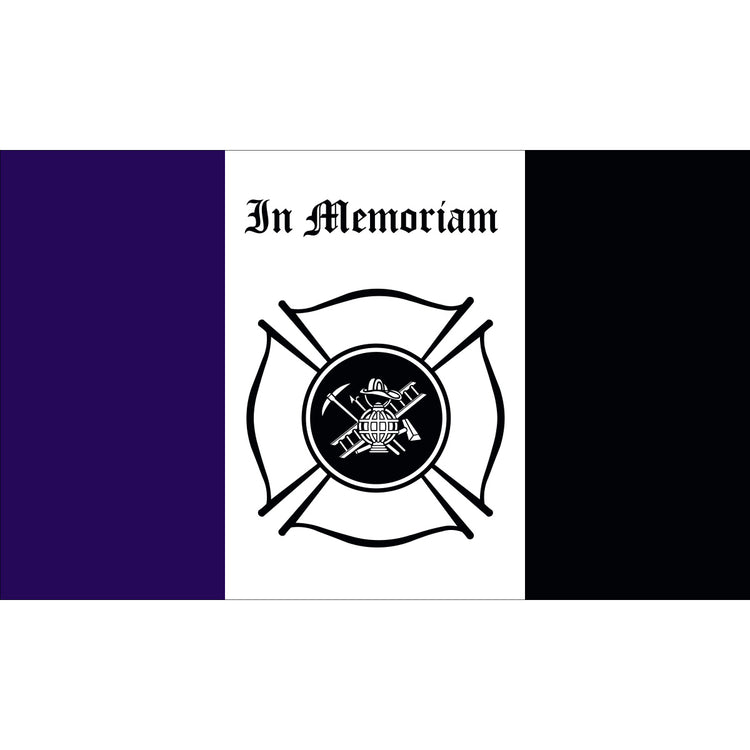 3x5 Fireman In Memoriam Outdoor Nylon Flag