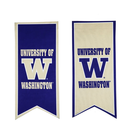 12.5"x28" University of Washington Huskies Tapestry Garden Flag