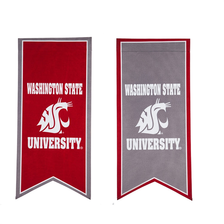 12.5"x28" Washington State University Cougars Tapestry Garden Flag