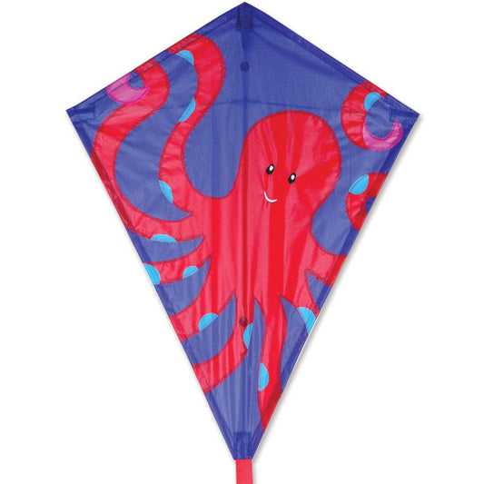 Octopus Applique Diamond Kite