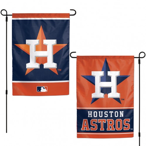 12.5"x18" Houston Astros Double-Sided Garden Flag