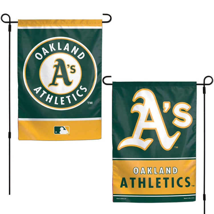 12.5"x18" Oakland Athletics Double-Sided Garden Flag