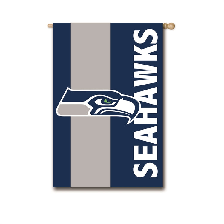 28"x44" Seattle Seahawks Double-Sided House Flag