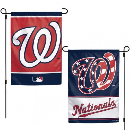12.5"x18" Washington Nationals Double-Sided Garden Flag