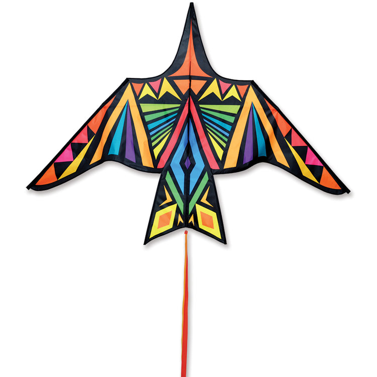 Rainbow Geometric Polyester Thunderbird Kite
