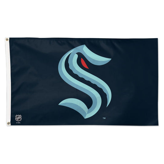 3x5 Seattle Kraken Polyester Team Flag