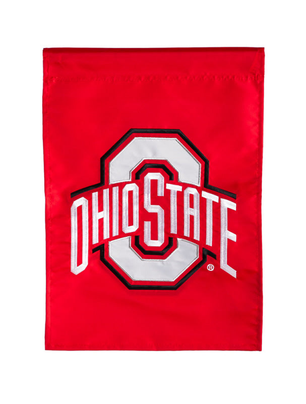 12.5"x18" Ohio State University Buckeyes Double-Sided Garden Flag