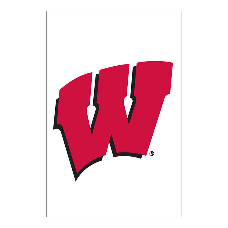 12.5"x18" University of Wisconsin Badgers Sewn Garden Flag