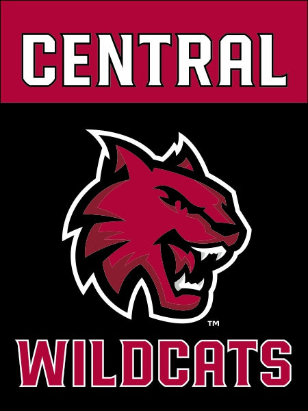 30"x40" Central Washington University Wildcats House Flag