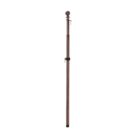 5' Adjustable Bronze Metal House Flagpole