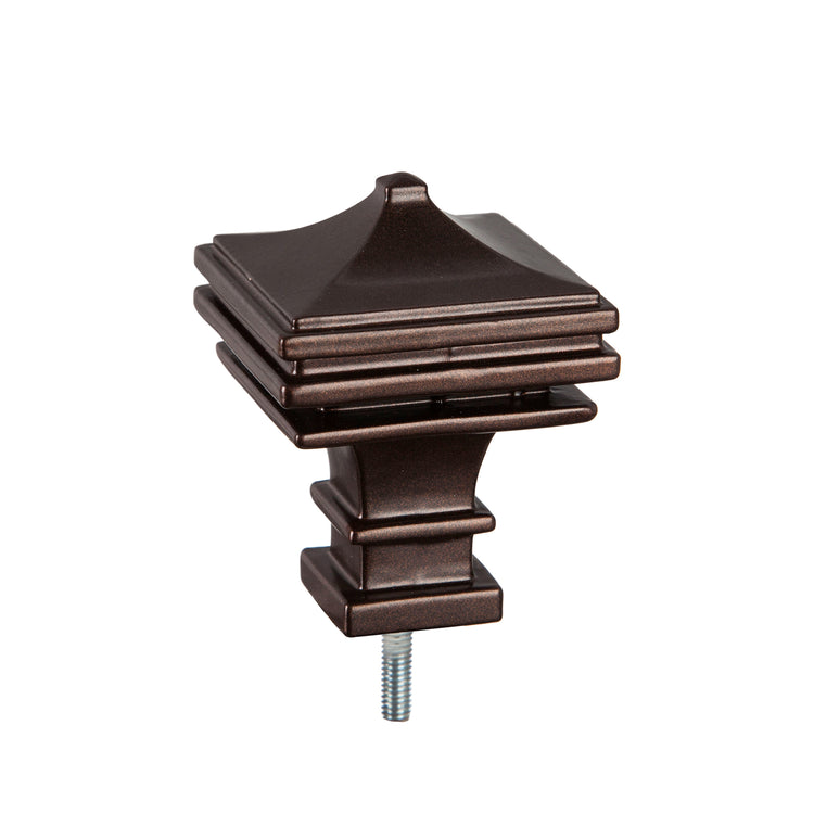 Bronze Pagoda Metal Finial for Telescoping House Pole