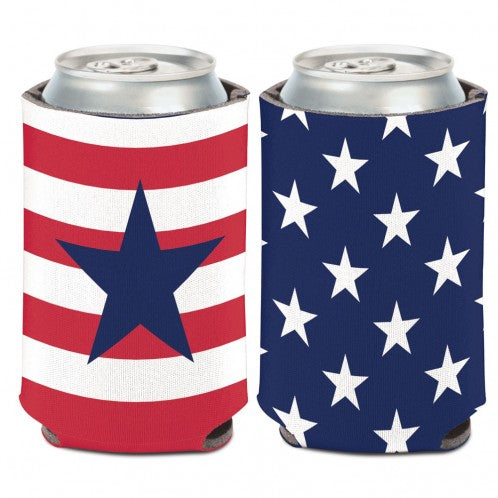 USA Stars & Stripes Patriotic Can Cooler