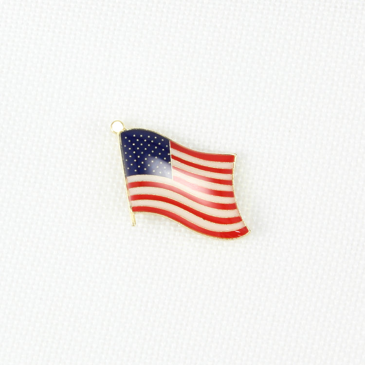 American Waving Flag Lapel Pin