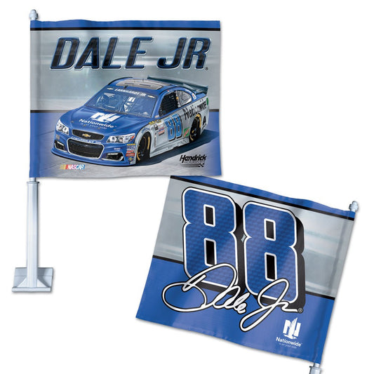 12"x12" Dale Earnhardt Jr #88 Car Flag