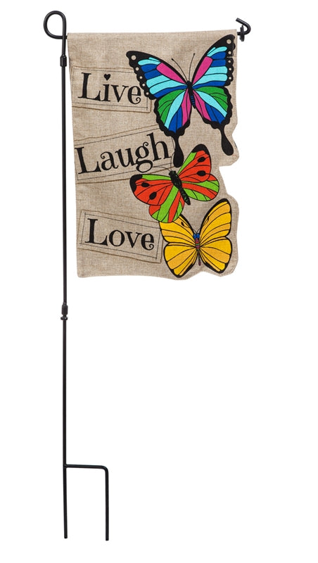Deluxe 3-Piece Iron Flag Pole for House Flags
