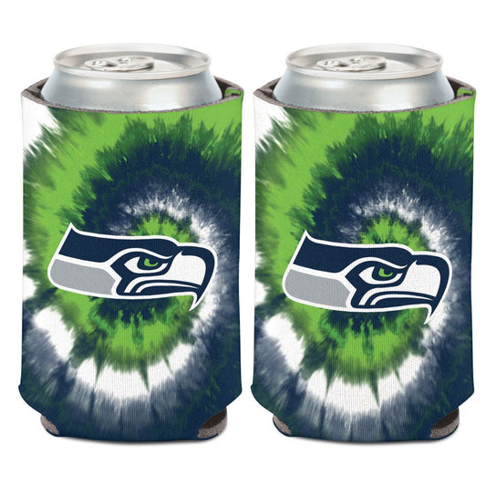 Seattle Seahawks Tie Dye Can Cooler