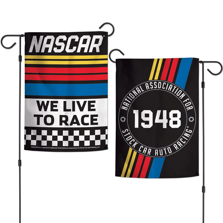 12.5"x18" NASCAR Double-Sided Garden Flag