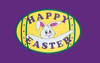 3x5 Happy Easter Seasonal Outdoor Nylon Flag