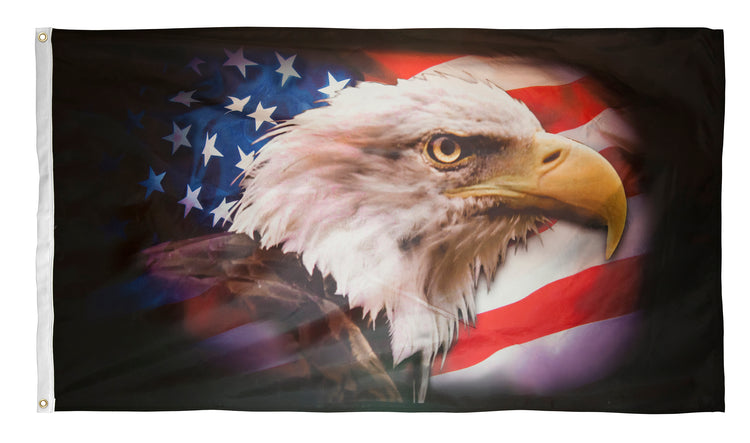 3x5 American Eagle Outdoor Nylon Flag