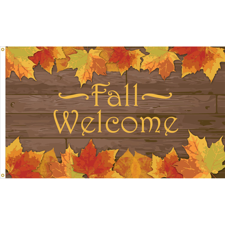 3x5 Fall Welcome Seasonal Outdoor Nylon Flag