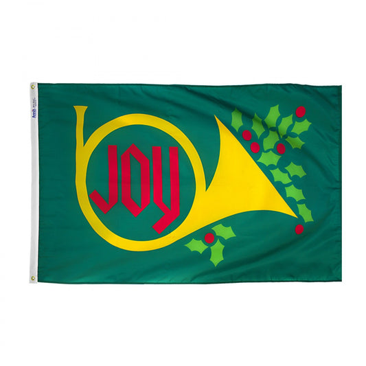 2x3 Joy & Horn Seasonal Outdoor Nylon Flag