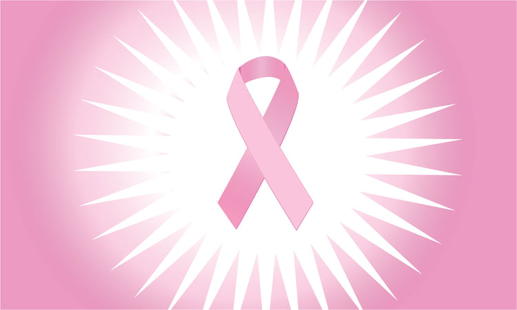 3x5 Pink Ribbon Breast Cancer Awareness Outdoor Nylon Flag
